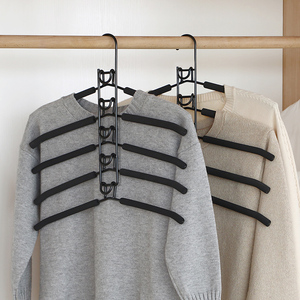 Multifunctional Multi Layer <b>Pants</b> <b>Hanger</b> Household Clothes Storage Wardrobe Organizer Hook For <b>Pants</b> And Sweaters - Product Image 5