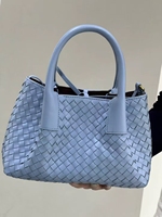 Sac à main de luxe tissé à la main pour femme, sac fourre-tout artisanal haut de gamme avec deux sangles, sac à bandoulière imperméable pour l'été/l'hiver