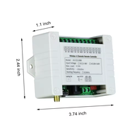 Smart Multiple DC 12V 24V 36V 10A 433MHz 4 canaux relais sans fil RF télécommande commutateur récepteur + 4CH métal émetteur