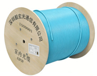 Câble à fibre optique monomode multimode 2,0-3,0 mm pour intérieur, fabriqué en Chine, avec options de cœurs OM1/OM2/OM3/OM4/OM5