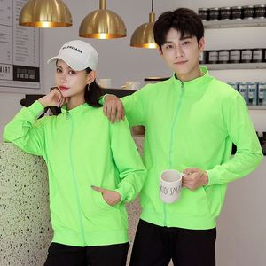 Chemise de sport pour homme à col montant, logo personnalisé, fermeture éclair, haut athlétique imprimé, maillot d'entraînement, streetwear - Product Image 4