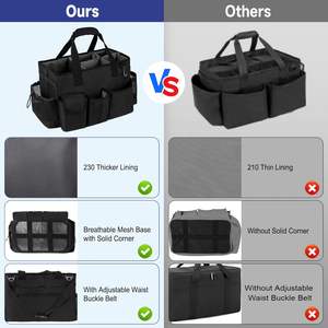 Muestras Gratis de Productos de Limpieza, Bolsa Organizadora con Ruedas y Asa para Limpieza del Hogar y Lavado de Autos - Product Image 3