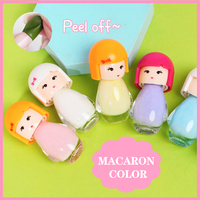 Lot de 6 vernis à ongles à base d'eau de 5 ml, longue tenue, séchage rapide, sans lampe UV, pour la décoration des ongles