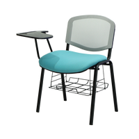 Chaise d'écolier avec tablette d'écriture pour salle de classe et salle de formation