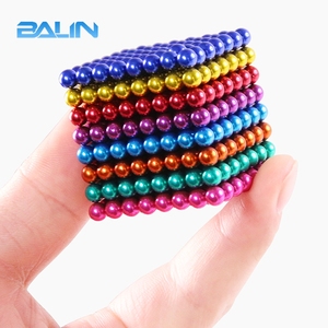 Alta Precisión 3d diy 216 piezas <span class=keywords><strong>5mm</strong></span> 6mm 3mm de <span class=keywords><strong>neodimio</strong></span> de imán magnético <span class=keywords><strong>bolas</strong></span> de color <span class=keywords><strong>5mm</strong></span> - Product Image 5