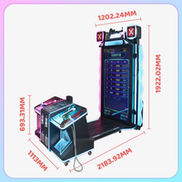 Jeux d'arcade à pièces, simulateur de tir, machine de jeu vidéo, vente en gros, simulation de double arme pour les centres de jeux