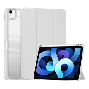 Tùy chỉnh 11-inch PU + pc11inch trường hợp ipad không khí 4/5 Pro11 cứng Acrylic bìa sau trong suốt Stylus chủ chuyển đổi từ tính - Product Image 1