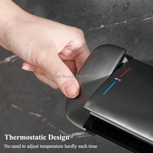 Robinet de salle de bain de luxe chaud/froid avec affichage numérique LED, <span class=keywords><strong>douche</strong></span> cascade murale, finition polie <span class=keywords><strong>style</strong></span> piano, jet doux - Product Image 4