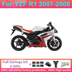 NOUVEAU Kit de Carénages ABS pour Moto Compatible YAMAHA YZF1000 YZFR1 YZF-R1 R1 2007 2008 07 08 Kit Complet de Carénage en Plastique - Product Image 3