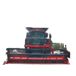 2023 brand new Wholesale wheel type combine harvester Price small wheat combine harvester