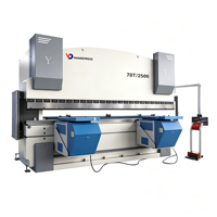 Prensa Plegadora Hidráulica Automática de 70 Toneladas y 2500 mm, Máquina de Plegado de Rendimiento Estable