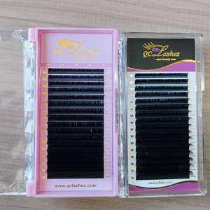 हस्तनिर्मित पलक विस्तार निजी लेबल कश्मीरी पलक विस्तार उच्च गुणवत्ता वाली सस्ती कीमत विभिन्न कर्ल के साथ - Product Image 4