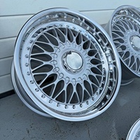 Jantes de remplacement en alliage d'aluminium forgé poli de haute qualité, légères, concaves, 17x8 2PC, pour SUV RC090, E39 Série 5, E38 Série 7