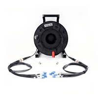 Câble à fibres optiques blindé étanche en métal pour extérieur ODC MPO MTP 12C 24CH avec bobine de fibre optique pour événements en direct