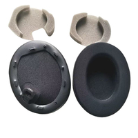 Coussinets d'oreille de remplacement en cuir protéiné souples 1:1 pour casque Sony WH-1000XM4