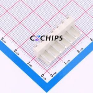 BX-VH3.96-7PWZ-GW Wire-to-Board Pin Header Bent Lead Through Hole,P=3.96mm Connector 1x7P 3.96mm Right Angle Insert VH - Product Image 1