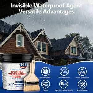 Transparent <b>Waterproof</b> Polyurethane Sealant Coating for Roof Walls Kitchens-High Strength Eco-Friendly Indoor/Outdoor Use - Product Image 2