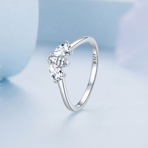 Bamoer <span class=keywords><strong>Anello</strong></span> in <span class=keywords><strong>Argento</strong></span> Sterling 925 con Zirconi Trasparenti a Forma di Ape, Delicato <span class=keywords><strong>Anello</strong></span> a Insetto per Donne, Regalo di Compleanno, Gioielleria Raffinata BSR307 - Product Image 2