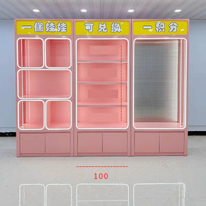 Peinture sur bois personnalisée Animation City Vitrine Toy City Étagères d'échange de cadeaux faites à la main Vitrines personnalisées Terrains de jeux - Product Image 5