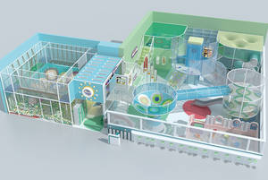 Filet de sécurité arc-en-ciel personnalisé pour cabane dans les arbres, double couche, filet d'escalade robuste, équipement de jeu souple pour aire de jeux intérieure, balançoire pour enfants - Product Image 2