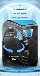Housses de siège de voiture en cuir Nappa de qualité supérieure, ajustement universel pour Citroën <span class=keywords><strong>C3</strong></span> C4 C Elysee <span class=keywords><strong>Aircross</strong></span>, <span class=keywords><strong>accessoires</strong></span> automobiles résistants à l'usure - Product Image 3
