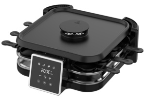 Parrilla Eléctrica con Pantalla Táctil Grande, 4 Programas Preestablecidos para Diferentes Alimentos, Control Digital, Fácil <span class=keywords><strong>de</strong></span> Usar - Product Image 2