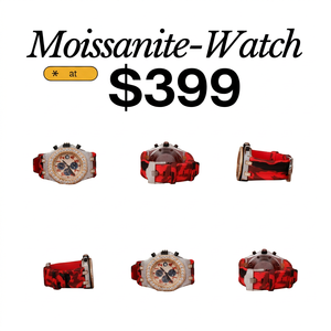 Moissanite Watch Unisex Luxury Fashion <b>Chronograph</b> Analog ETA Mechanical Square Rubber Strap 41mm Dial Hip Hop Modern Buckle - Product Image 2