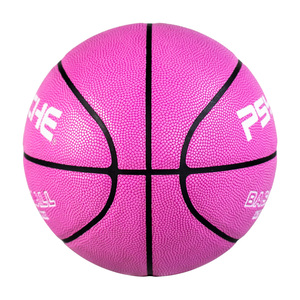 Pallone da Basket PSYCHE Personalizzato per Donne, in Pelle Igrosscolica Rosa, Misura 6, Leggero, per Interno ed Esterno, in Gomma Naturale - Product Image 5