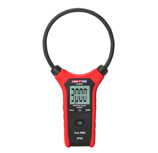 IP54 Waterproof 3000A Flexible Clamp Meter UT281E+ Is Suitable for Electrical Detection in Irregular Spaces With High Current