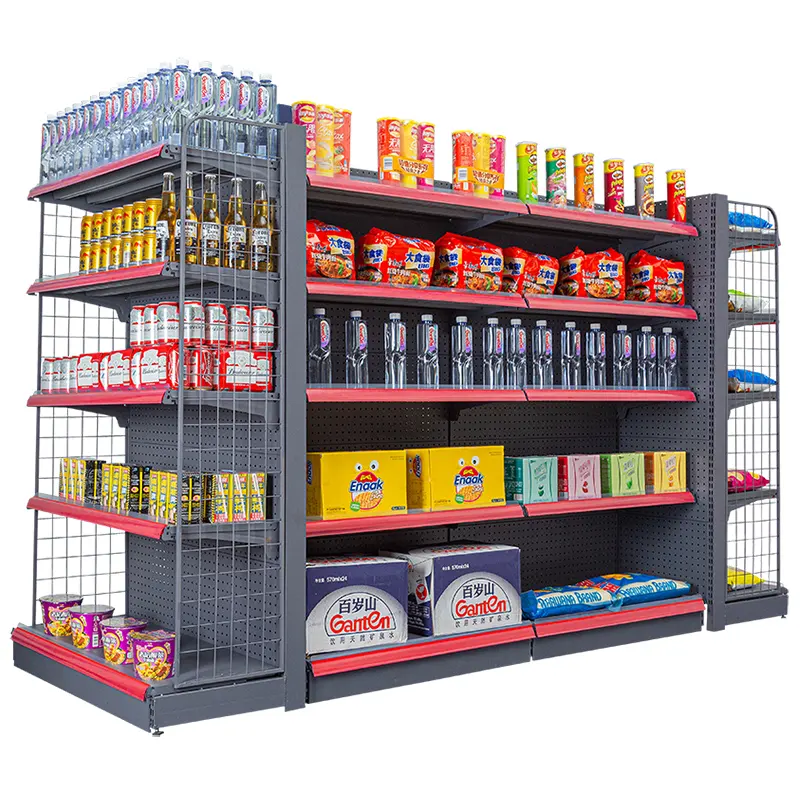 2024 Supermarkesplank Supermarkt Plank Display Supermarkt Planken Metalen Displayrek