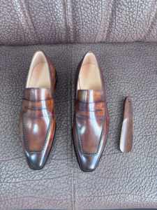 Offerta Speciale: <span class=keywords><strong>Scarpe</strong></span> Eleganti da Ufficio Taglia 42, Mocassini Penny Goodyear Fatti a Mano, <span class=keywords><strong>Scarpe</strong></span> da Cerimonia, <span class=keywords><strong>Scarpe</strong></span> Oxford Blake per <span class=keywords><strong>Uomo</strong></span> - Product Image 1