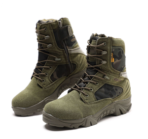 TSB10 High Quality Safety Fashion Custom Zipper <b>Snake</b> Proof Waterproof Green Camouflage Tactical <b>Boots</b> - Product Image 3