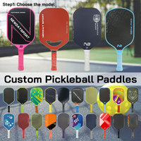 Paleta de Pickleball de Alta Gama, Fabricada con Tela de Kevlar Ligera, 40 Orificios, Grosor de 14/16 mm, Alto Grano, Efecto de Rotación, Servicio Termoformado DDP, Fricción