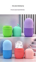 Moule à glace en silicone personnalisé avec logo pour le visage, rouleau de massage pour le refroidissement et le soin du visage, du cou et des yeux, réutilisable