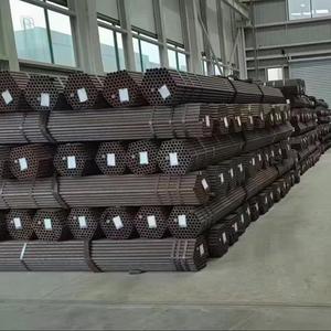 Venta caliente 20mm 45mm 10mm <span class=keywords><strong>1</strong></span> pulgada 33,5mm <span class=keywords><strong>2</strong></span> pulgadas 60mm Q235B Q355B <span class=keywords><strong>Astm</strong></span> A36 Erw tubo de hierro negro soldado de acero al carbono redondo suave - Product Image 5