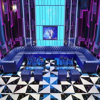 Canapé de bar Karaoké, Tabouret de bar, Banquette KTV, Table de comptoir LED, Canapé noir pour bar, mobilier de salon et de boîte de nuit