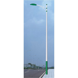 Lampadaire LED solaire pour autoroute, éclairage extérieur à tête simple ou double - Product Image 1