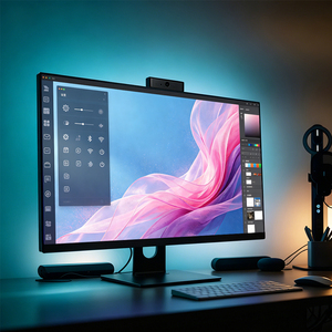 Nouvel ordinateur tout-en-un 27 pouces, processeur Core i5/i7, prise en charge du Wi-Fi 6, pour ordinateur de bureau professionnel 5.2, monobloc avec ports USB et support VESA - Product Image 1
