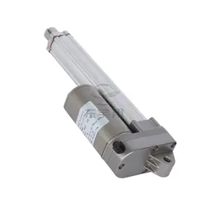 500mm 600mm İnme 2000N itme 12v 24v dc motor aktüatör için sineklikli kapı mini lineer aktüatör