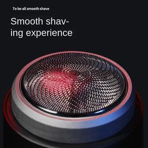Vente flash CE <span class=keywords><strong>Rasoir</strong></span> <span class=keywords><strong>électrique</strong></span> rotatif multifonctionnel mini efficace imperméable à trois lames lavable rechargeable par USB pour hommes - Product Image 6