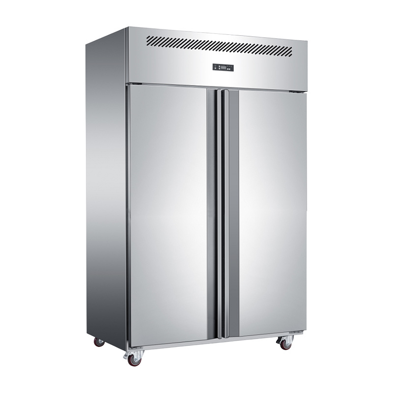 Multifunctional Stainless Steel Kitchen Freezers Double