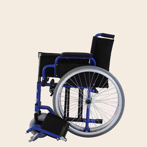 Fauteuil roulant manuel pliable de haute qualité, confortable, en tissu, pour personnes âgées handicapées - Product Image 4