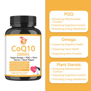 Gélules de Coenzyme Q10 à Libération Rapide avec Oméga 3 pour la Santé Cardiovasculaire – Prix Direct Usine - Product Image 3