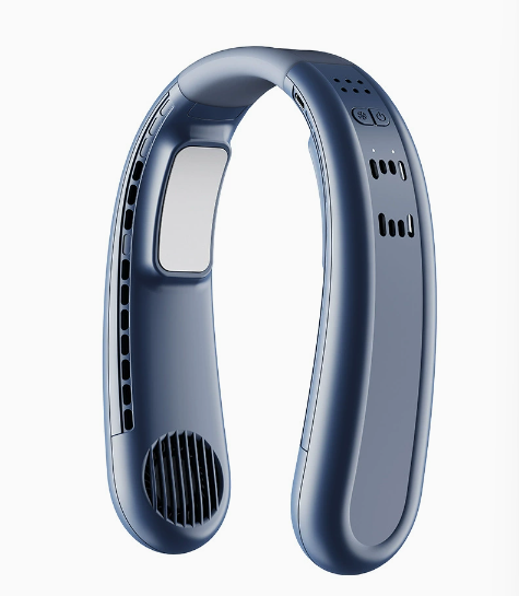 Neck-mounted Fan - New Portable Lazy Person's Neck-mounted Leafless Small Fan for Cooling, Small Size, Silent Operation