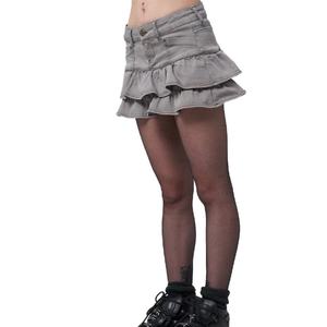 Nouvelle Arrivée Vente en Gros Jupe Courte en Jean Super Mini Y2K Taille Basse Style Sexy Personnalisé pour Femme - Product Image 4