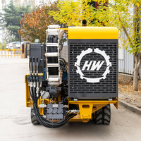 Hengwang Mini Foreuse Rotative pour Forage Horizontal Directionnel, sur Chenilles, avec Pompe Diesel
