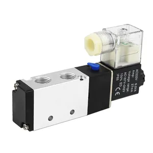 Airtac type 4V210-08 5/2 way electric coil pneumatic air control solenoid valve 12v