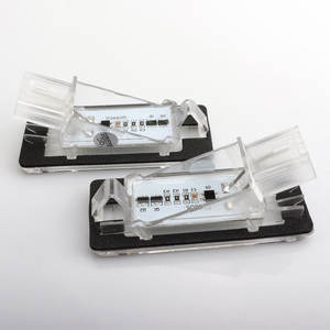 Nouvelles lumières de plaque d'immatriculation LED super brillantes pour voiture, étanches, en ABS, lampe d'immatriculation pour Duster 2010, économie d'énergie, 12V 3W - Product Image 5