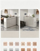 Meuble de rangement à chaussures en bois moderne - Design en bois massif durable, écologique, grande capacité, pour entrée/salon