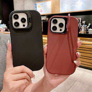 Macaron colore obiettivo della fotocamera basamento del telefono per <span class=keywords><strong>iPhone</strong></span> 16 <span class=keywords><strong>Pro</strong></span> Max Design moda Silicone custodia per telefono per <span class=keywords><strong>iPhone</strong></span> 16 15 14 13 <span class=keywords><strong>12</strong></span> 11 - Product Image 3